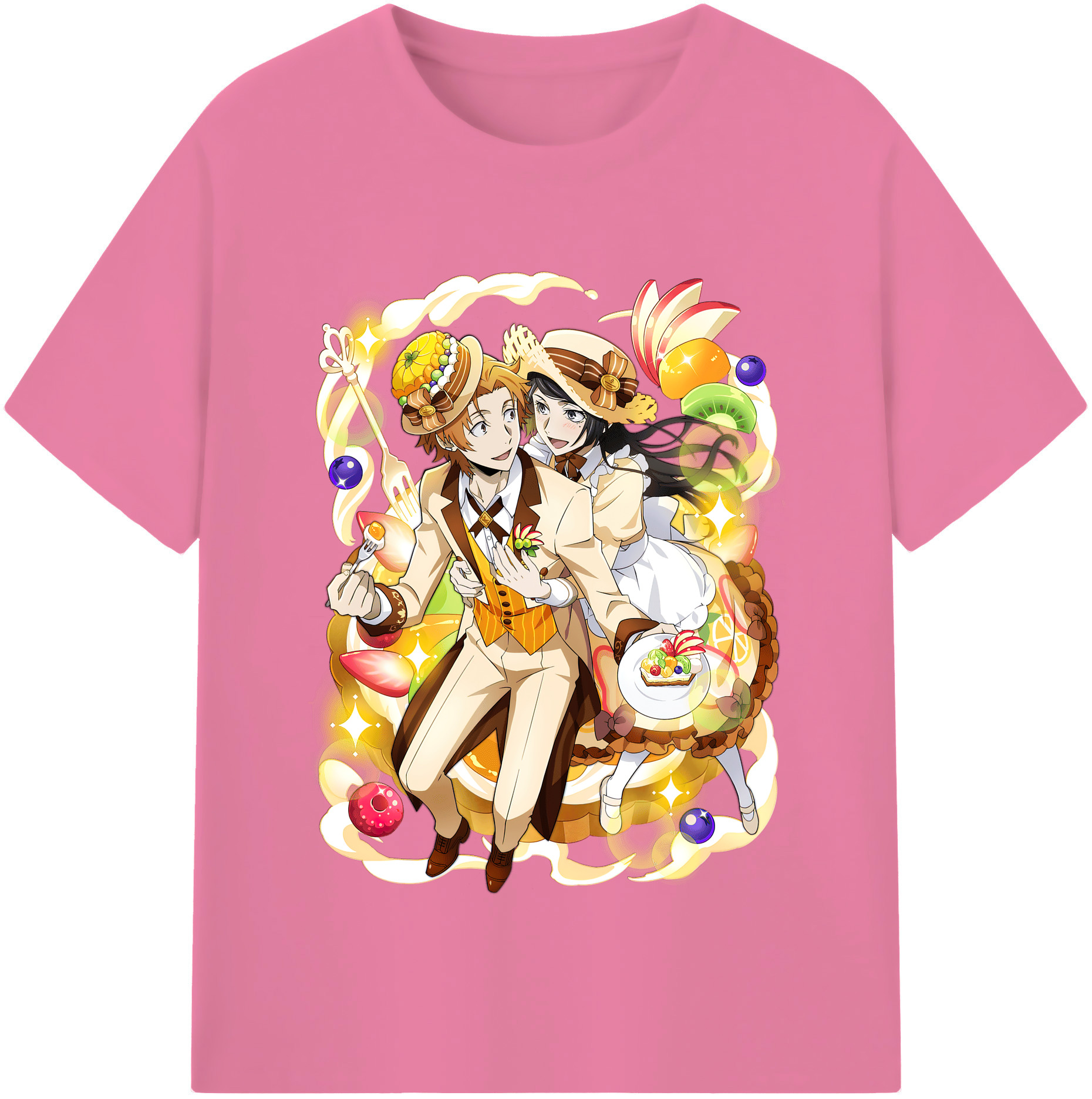 （画像用） 文豪ストレイドッグス Bungo Stray Dogs 綿100％半袖Tシャツ（フロントプリント）